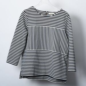Madewell Nautical Striped Jersey Knit Top L